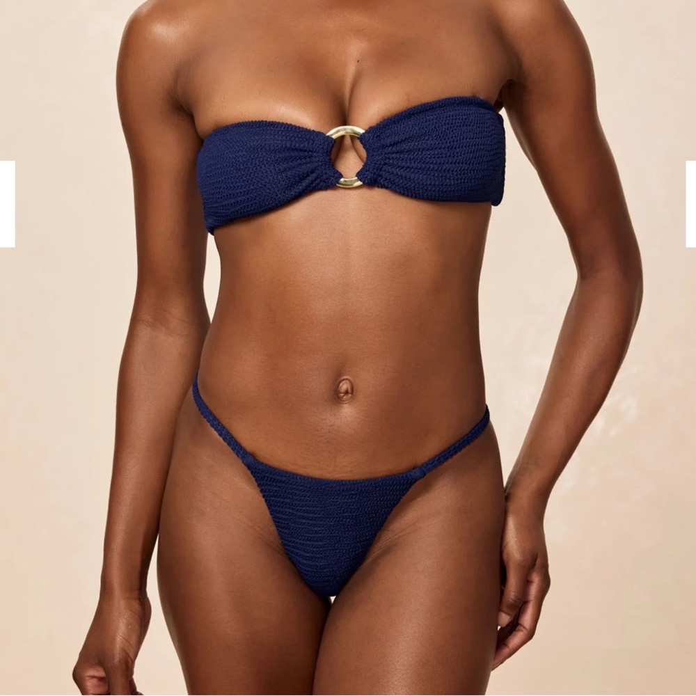 Monday swimwear, Barbados Bottom - Midnight Crinkle